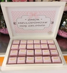 Sürpriz Chocolate Kız Bebek Pembe Çikolata 